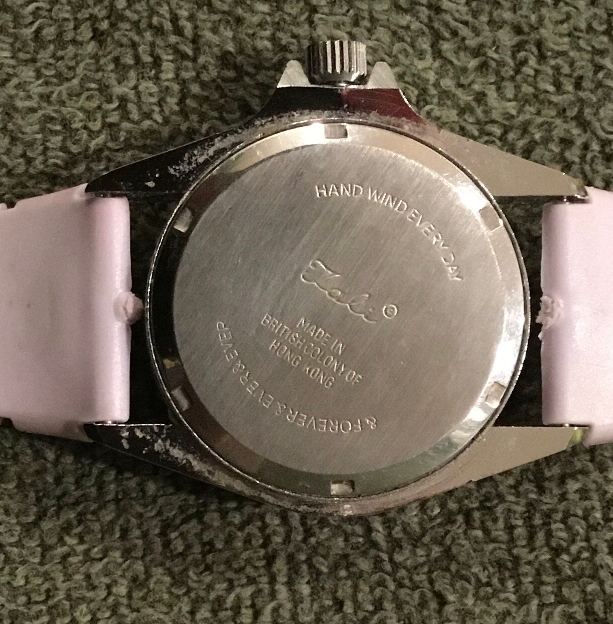 Vintage Tali Wind up Watch - Biplane Flying Over Manhattan  display picture 1