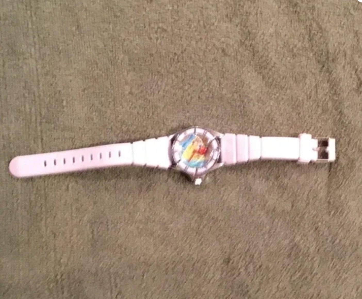 Vintage Tali Wind up Watch - Biplane Flying Over Manhattan  display picture 2