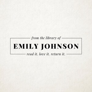 BOOK STAMP, LIBRARY Stamp, Custom Library Stamp, Teacher Stamp, Book Stamp Personalized, Personalized Stamp, From the Library Of Stamp