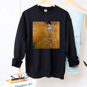 Gustav Klimt Sweatshirt, Portrait of Adele Bloch-Bauer pullover, fine art gift, Artist sweatshirt, art Lover gift, art student teacher gift