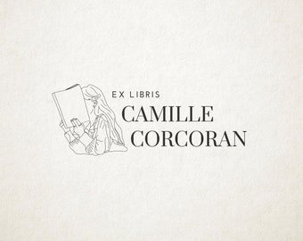 Library Stamp, Ex Libris, Book Stamp, Self Inking, From the Library Of Stamp, Book Lover Gift, Custom Library Stamp, Personalized Gift