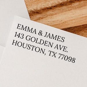 Custom return address stamp, Personalized Wedding Stamps, Save the date, Self inking stamper, Wood handle, Housewarming Gift, Family Stamp
