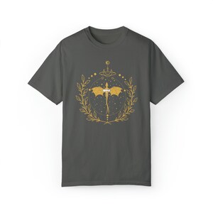 Comfort Colors Celestial Dragons shirt, Fantasy Book Tee, Fantasy Reader Gift, Bookish Gift, Dragon Rider, Romance Reader Gift, Booktok image 3