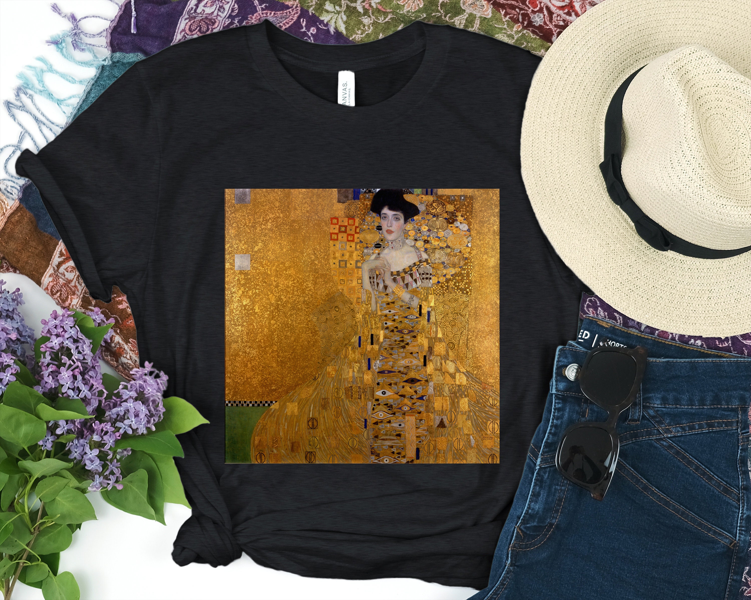 Gustav Klimt Shirt, Portrait of Adele Bloch-Bauer Tee, fine art gift