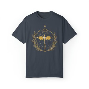 Comfort Colors Celestial Dragons shirt, Fantasy Book Tee, Fantasy Reader Gift, Bookish Gift, Dragon Rider, Romance Reader Gift, Booktok Denim