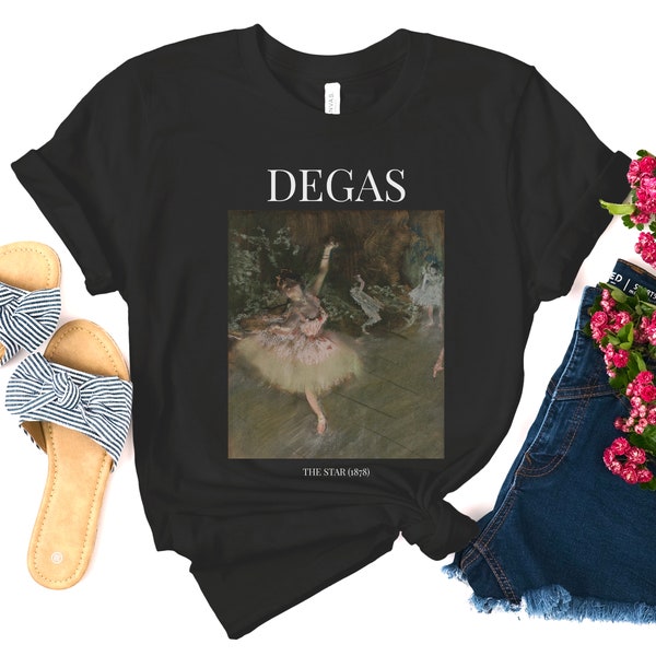 Edgar Degas Rehearsal Of The Ballet Shirt Ballerina Tee Famous Artists T Shirt Gift for Fine Art Major Artsy Aesthetic Clothing
