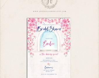 Mamma Mia Bridal Shower Invitation Template | watercolor floral | Instant Download, Templett, Printable