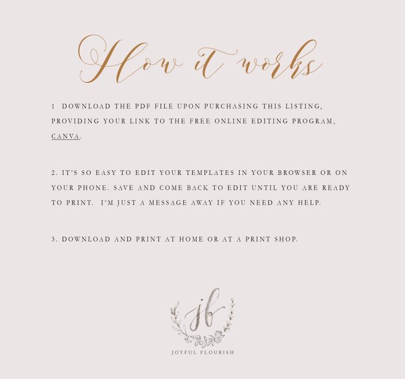 Floral First Communion Invitation Template: Hand-Sketched Peony and Chalice image 3
