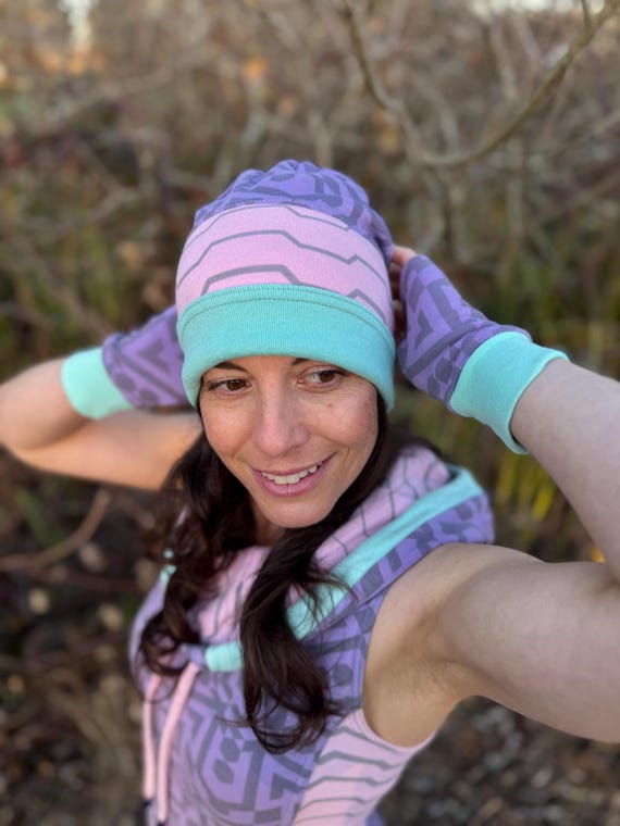 Winter Beanie Organic Cotton Double Layer Cold Weather Stocking