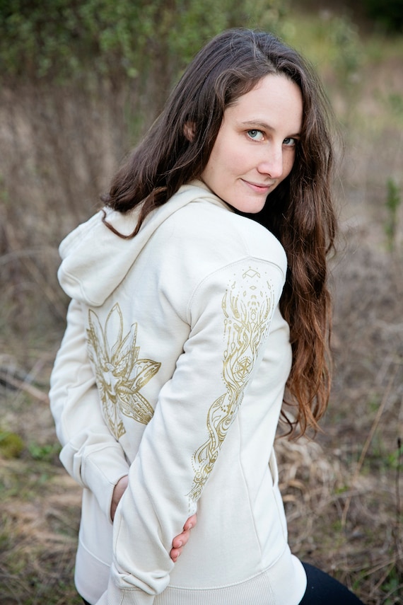SACRED PORTAL Zip Hoodie Women