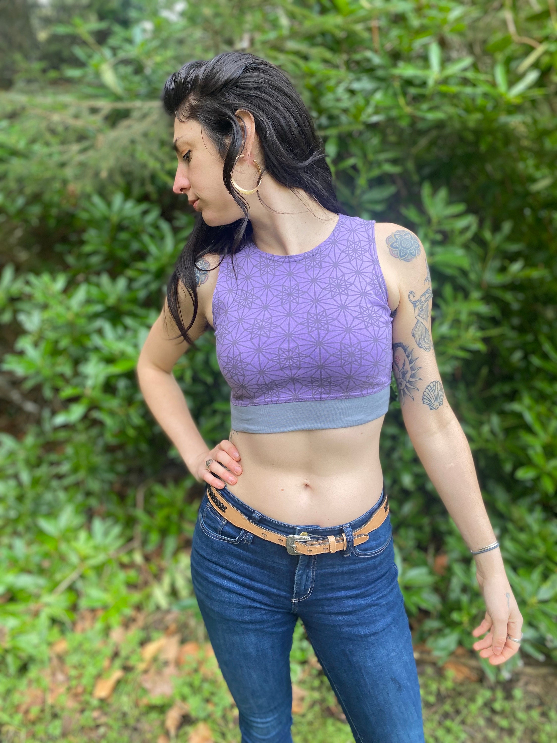 The Omni-crop - Organic Cotton Crop Top / Women's Tank