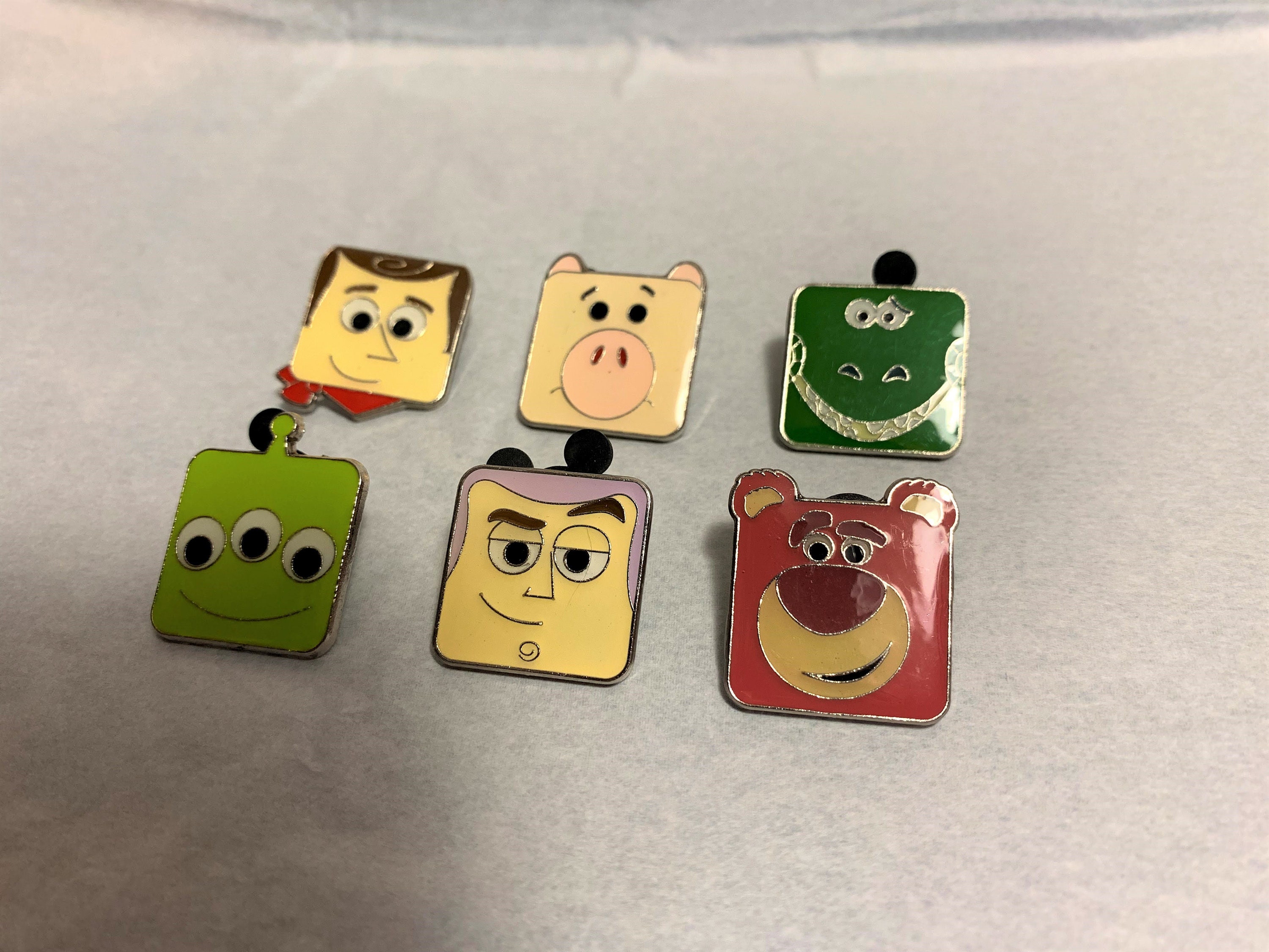 Disney Collector Pins Pixar Toy Story Set of 6 Etsy