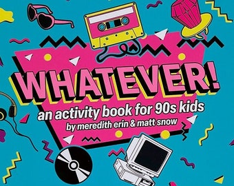 1990s Adult Activity Book - 40th Birthday Gifts for Women - 50th Birthday Gift for Women - Boredom Buster - Puzzle Book