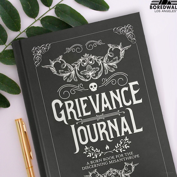 Anger Journal, Venting Journal, Anti Gratitude Journal, Novelty Gift for Him, Rage Notebook, Novelty Journal, Complaint Diary Grievance Gift