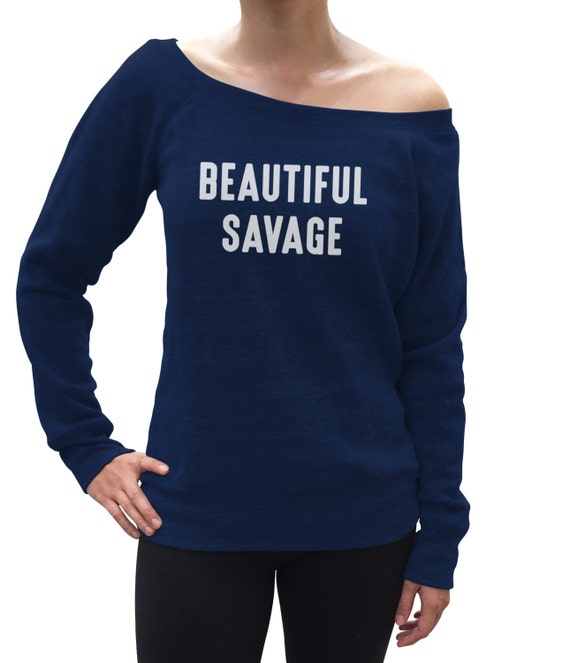 Beautiful Savage Scoop Neck Sweatshirt