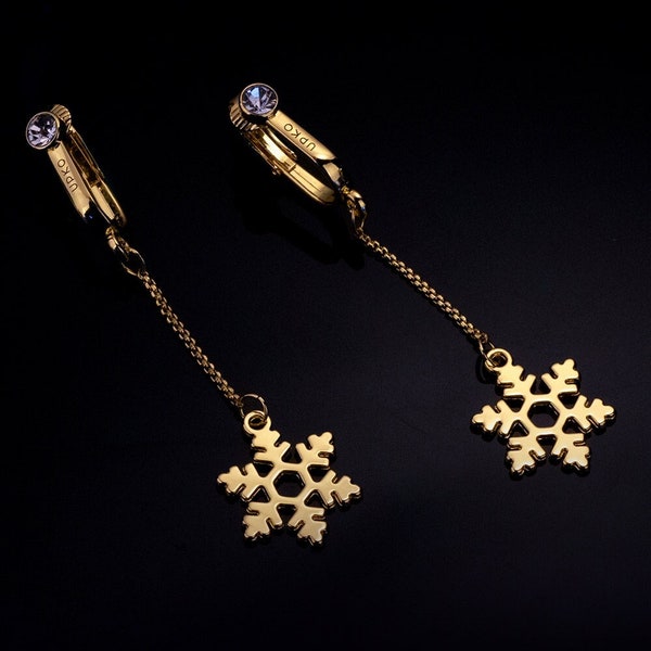 Non-pierced Snowflake Clitoral Jewelry