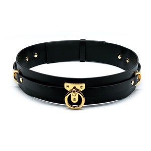 Luxury Hand-Crafted Italian Leather Bondage Belt