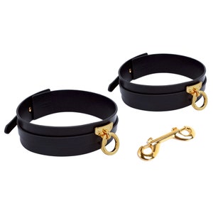 Luxury Hand-Crafted Italian Leather Thigh Cuffs