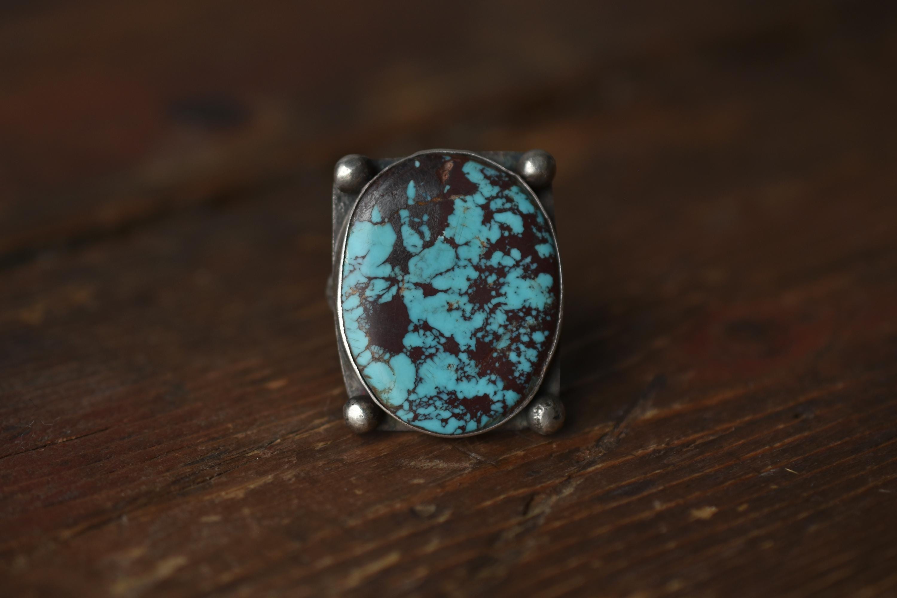 Turquoise ring 11.5 mens - Etsy 日本