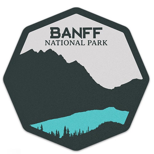 Banff National Park Sticker Multiple Sizes Available Etsy