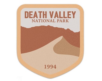 Death Valley National Park Sticker | Multiple Sizes | Bumper Sticker | Water Bottle | Travel | Laptop | Waterproof