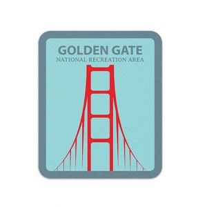 Golden Gate National Recreation Area Sticker | National Park Sticker | Multiple Sizes