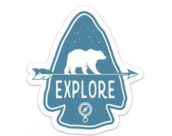 National Park Sticker | Explore Sticker | Outdoor Sticker | Car Sticker | Bumper Sticker | Laptop Sticker | Camping | Hiking