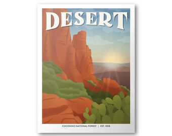 Coconino National Forest Poster | Subpar Parks Poster