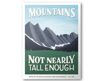Gates Of The Arctic National Park Poster | Subpar Parks Poster