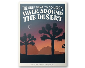 Joshua Tree National Park Poster | Subpar Parks Poster