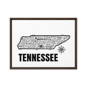 Tennessee Framed Canvas Print | Framed Print | Framed Canvas Print | Framed Wall Art | Canvas Wall Art | Katie Ford
