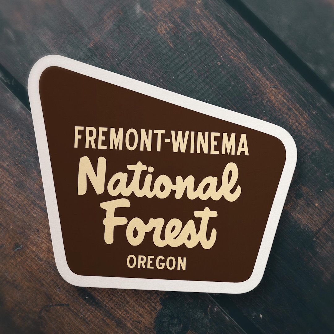Fremont - Winema National Forest Sticker | Oregon Bumper Sticker ...