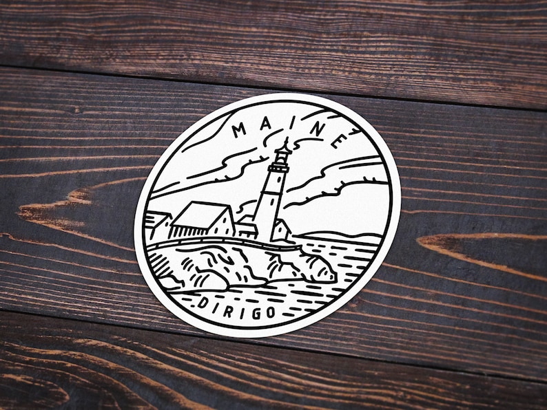 Maine Sticker Multiple Sizes Available Maine Decal