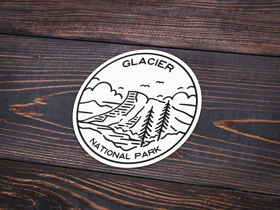 Glacier National Park Sticker - Etsy
