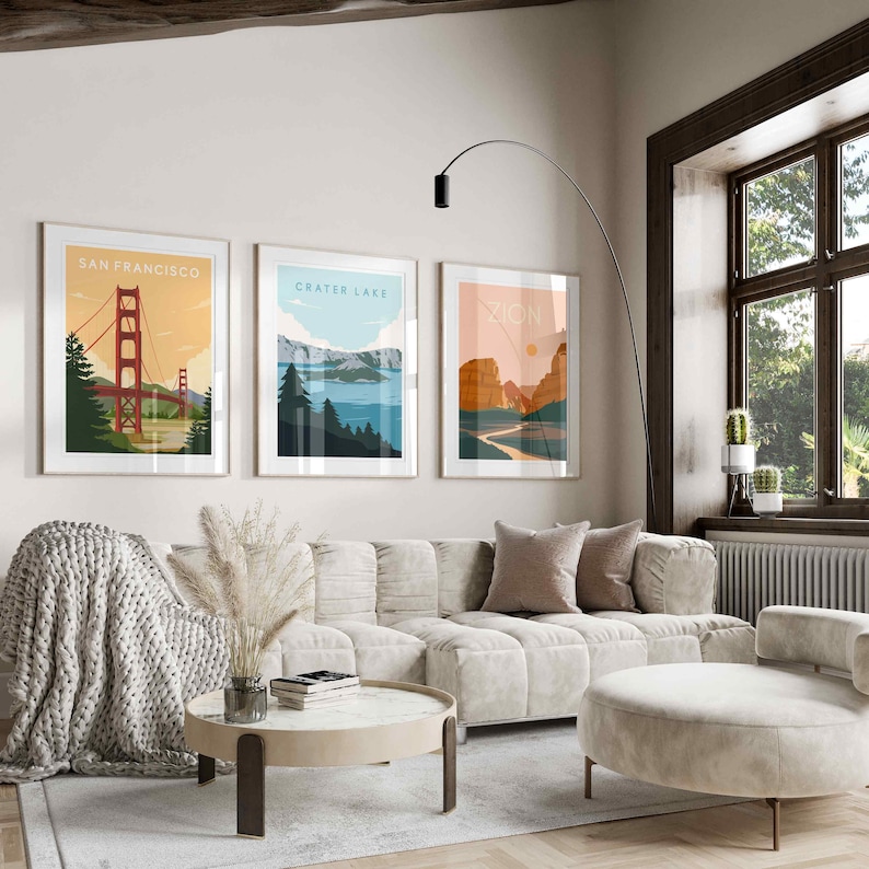 Seattle Poster Travel Poster Wall Art Art Print Home Etsy