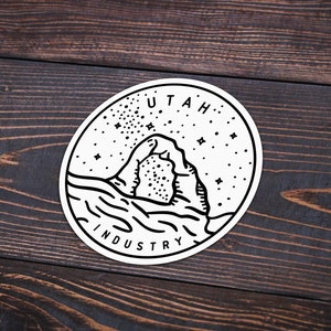 Utah Sticker | Utah Decal | Multiple Sizes | Bumper Sticker | Water Bottle | Travel | Laptop | Waterproof