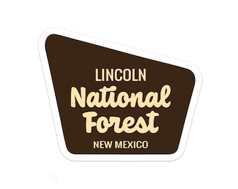 Lincoln National Forest Sticker | Bumper Sticker | Water Bottle | Travel | Laptop | Waterproof