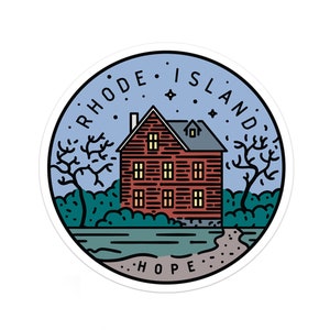 Rhode Island Sticker | Rhode Island Decal | Multiple Sizes | Bumper Sticker | Water Bottle | Travel | Laptop | Waterproof