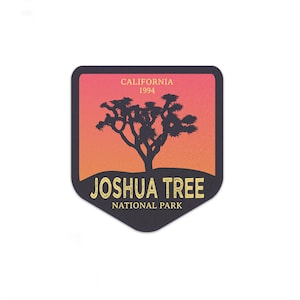 Joshua Tree National Park Sticker | Multiple Sizes | Bumper Sticker | Water Bottle | Travel | Laptop | Waterproof