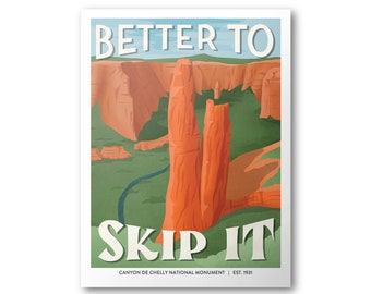 Canyon De Chelly National Monument Poster | Subpar Parks Poster