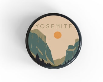 Yosemite National Park Button Pin | Pinback Button | Backpack Button | Badge Pin |
