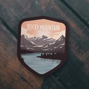 Rocky Mountain National Park Sticker | Multiple Sizes | Bumper Sticker | Water Bottle | Travel | Laptop | Waterproof