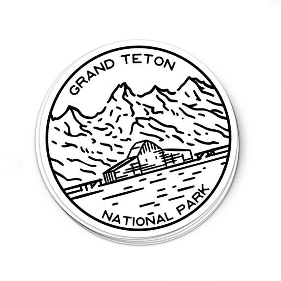 Grand Teton National Park Sticker