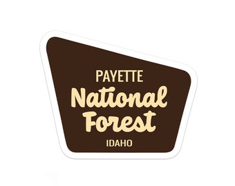 Payette National Forest Sticker | Bumper Sticker | Water Bottle | Travel | Laptop | Waterproof