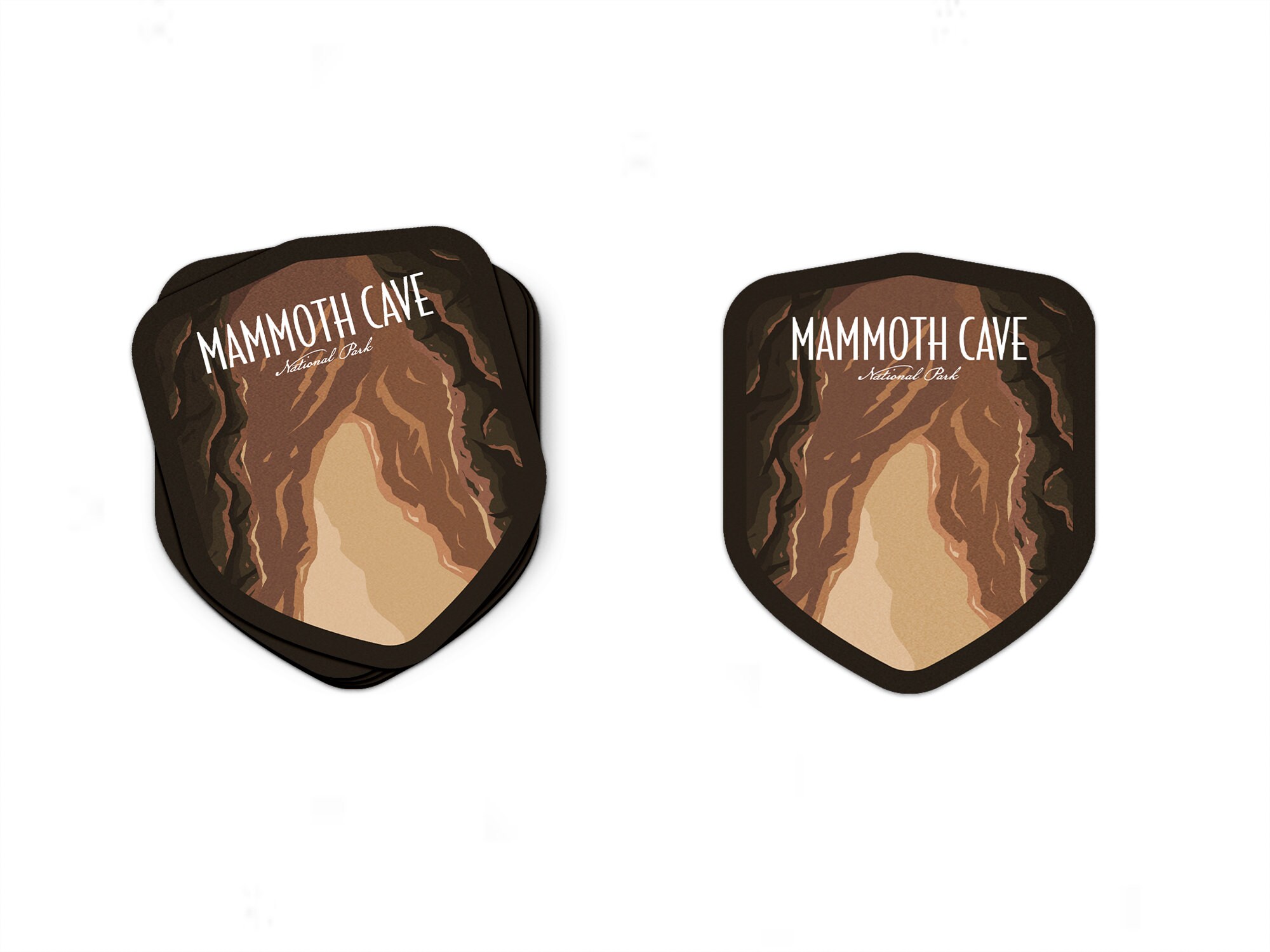 Mammoth Script Sticker Mammoth Cave National Park Sticker - Etsy