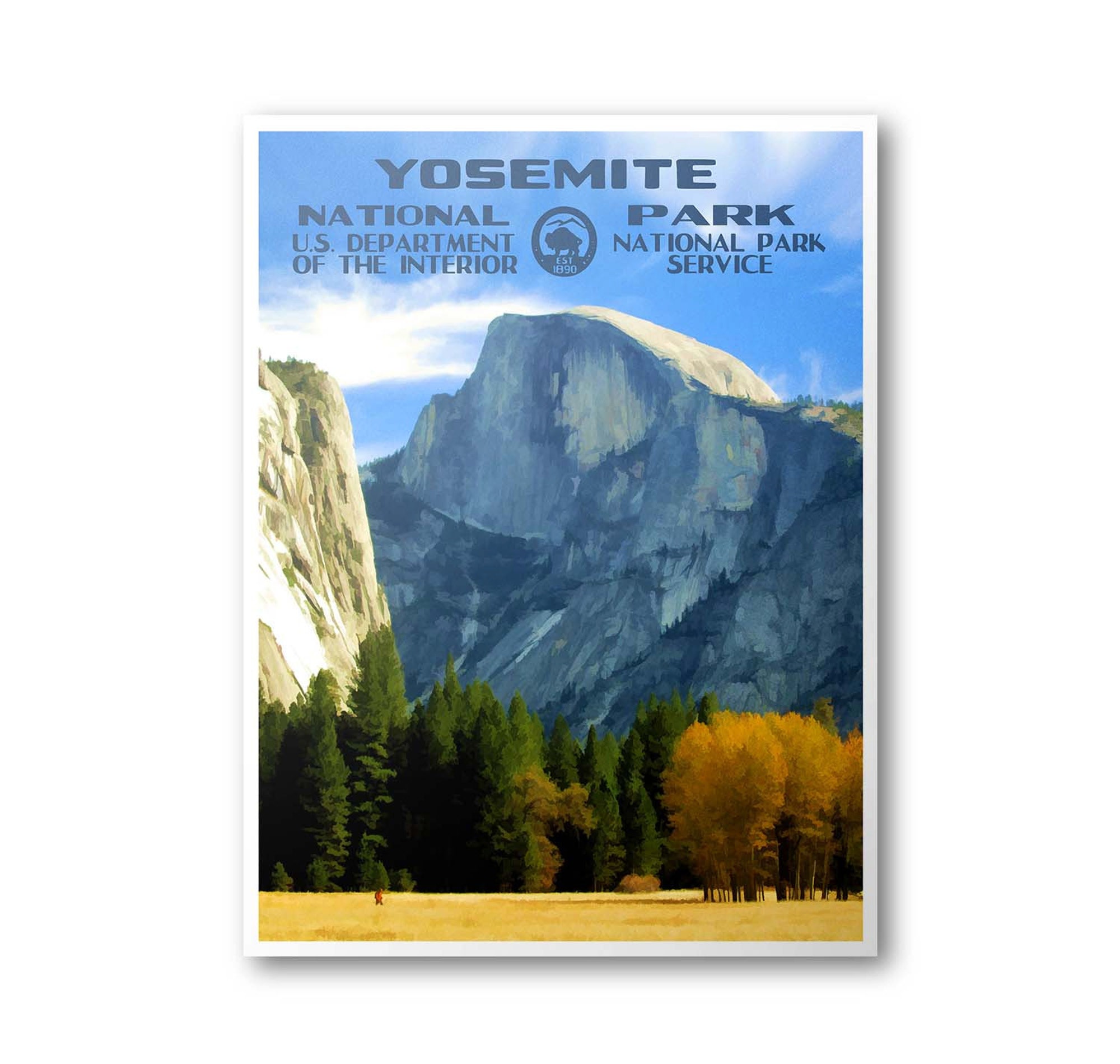 Discover Yosemite National Park Poster