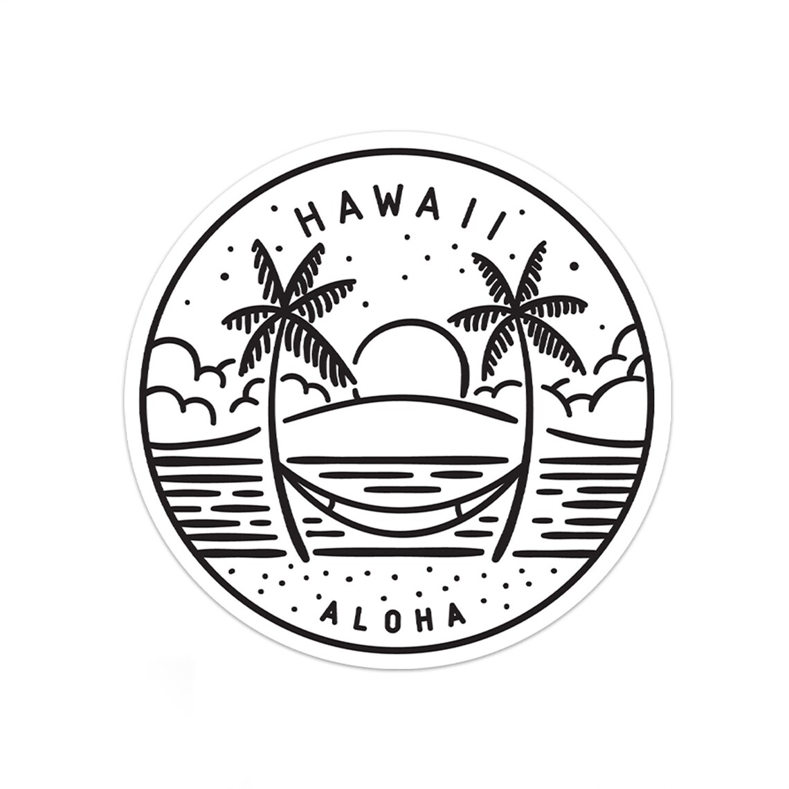 Hawaii Sticker Hawaii Decal Multiple Sizes Bumper Etsy