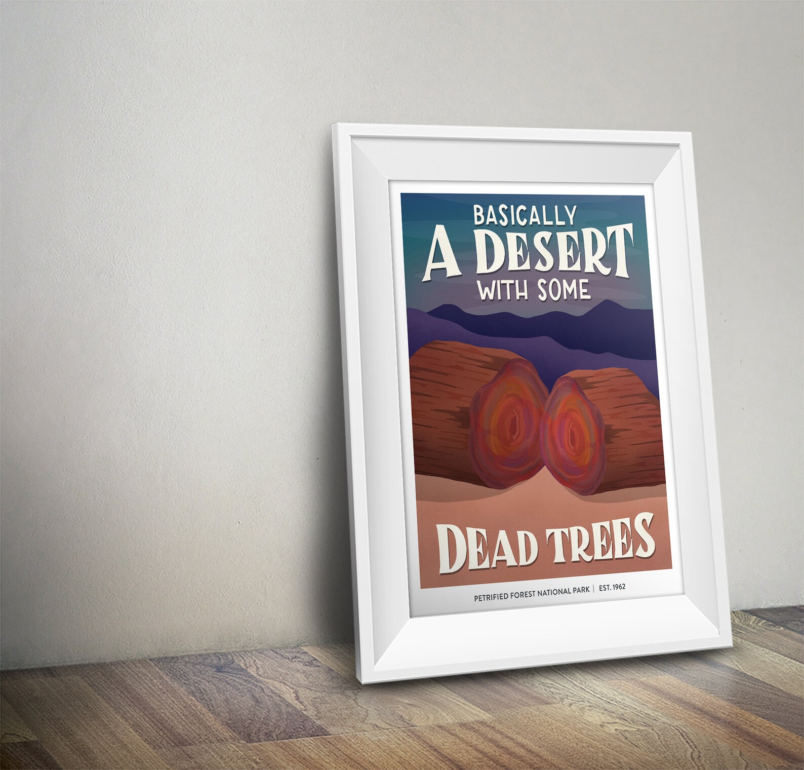 Petrified Forest National Park Poster Subpar Parks Poster - Etsy