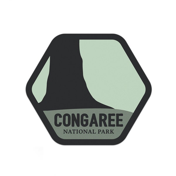 Congaree National Park Sticker | Multiple Sizes | Bumper Sticker | Water Bottle | Travel | Laptop | Waterproof