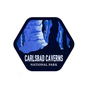 Carlsbad Caverns National Park Sticker | Multiple Sizes | Bumper Sticker | Water Bottle | Travel | Laptop | Waterproof
